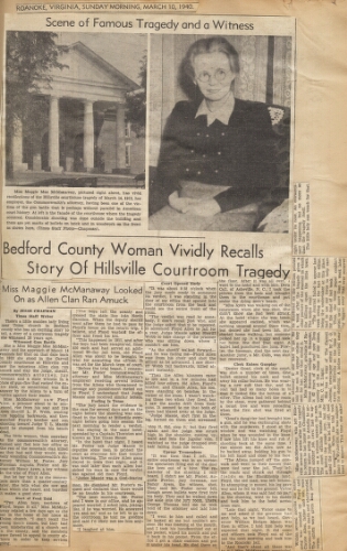 Hillsville Courthouse Tragedy