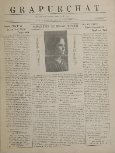 Grapurchat, November 23, 1922