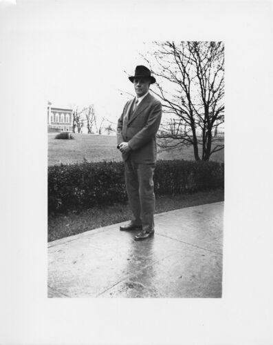 Robert Frost on Radford College campus
