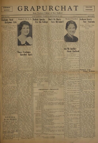 Grapurchat, September 25, 1934