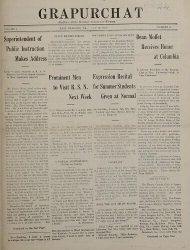 Grapurchat, July 14, 1921