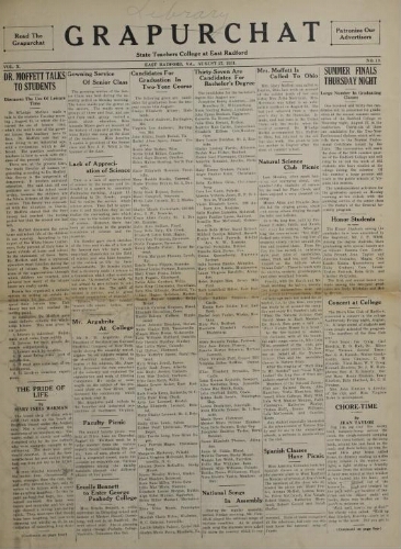 Grapurchat, August 27, 1931