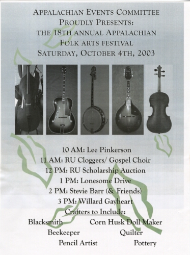 Appalachian Folk Arts Festival