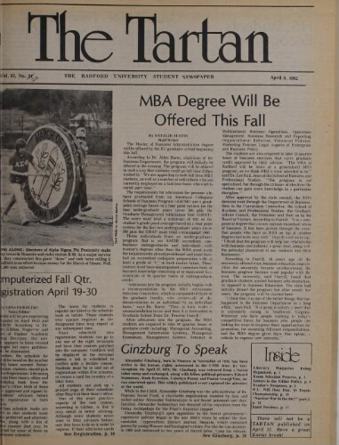 Tartan, 1982-04-08
