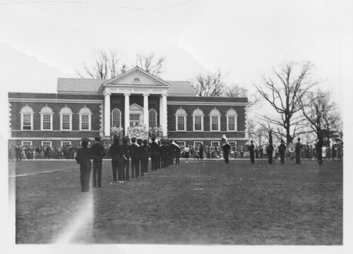 2.32.8-2: Marching band on Radford Campus