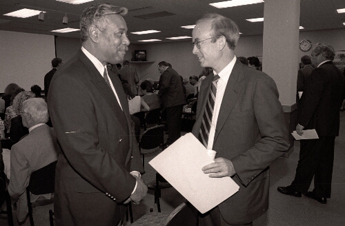 Dr. Douglas Covington and Representative Rick Boucher