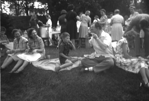 2.15.3-38: Social activities on campus, June 1947