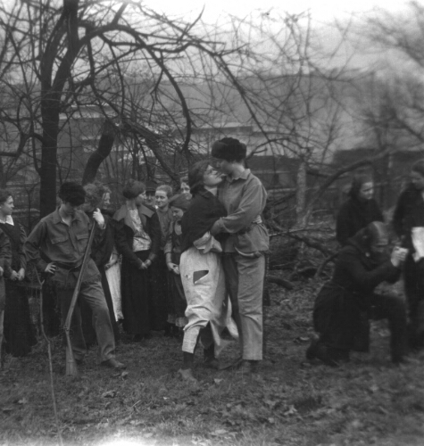 3.10.6-20: A scene from a play presented by the Ingles Society in 1922