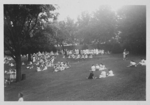 2.15.3-26: Social activities on campus, June 1947
