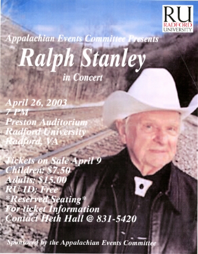 Ralph Stanley in Concert
