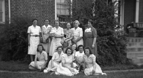 7.19.10: Nutrition Class at Radford College, Summer 1942