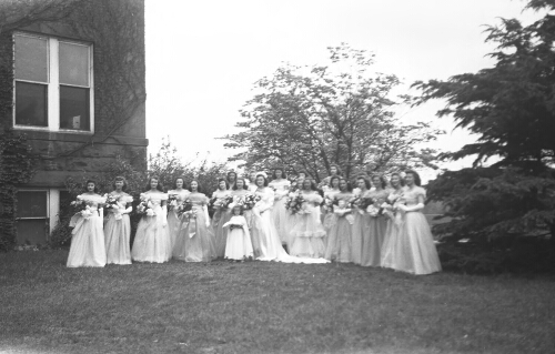 2.22.7-15: May Day festivities, Radford Campus, 1940s