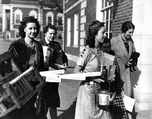 6.8.14: Students moving into dorms, 1941.
