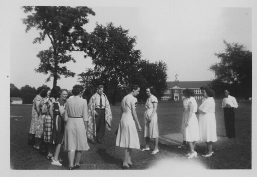 2.15.3-19: Social activities on campus, June 1947