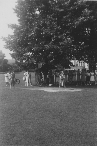 2.15.3-5: Social activities on campus, June 1947