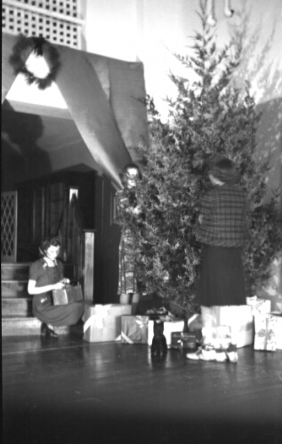 3.21.9: Decorating for Christmas Dance, 1938