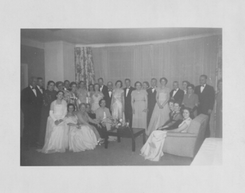 6.1.45: Formal social event on campus, c. 1950s