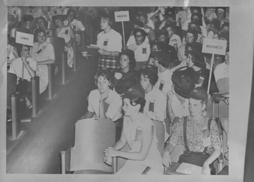 4.14.1: Federalist Party Convention, Virginia Girls State meeting at Radford College.