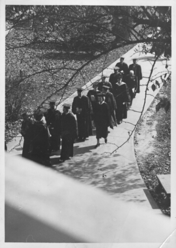 3.7.7:  Inauguration of Dr. David Peters, 1938.