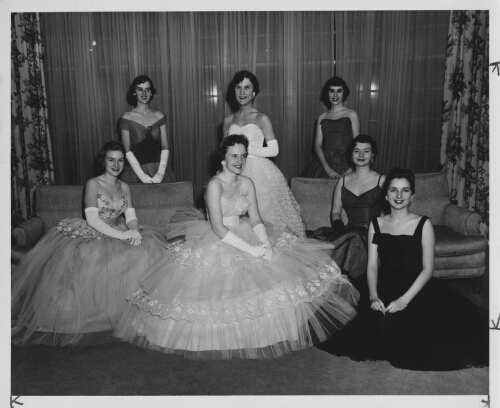 1.32.2: Cotillion Club Officers, 1956