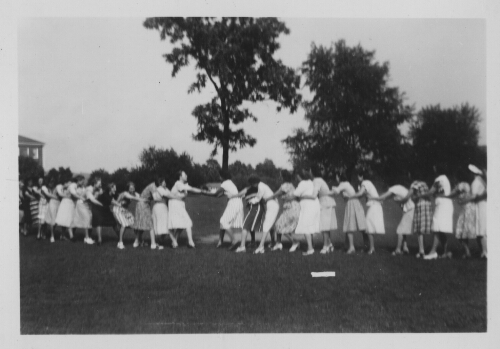 2.15.3-27: Social activities on campus, June 1947