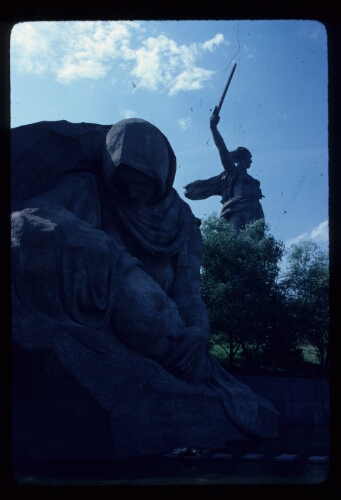 Mother & Dead Son-Lamentation Square-Mamayev Hill Memorial-Volgograd, USSR