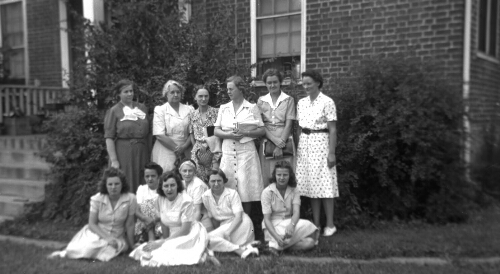 7.19.8: Nutrition Class at Radford College, Summer 1942