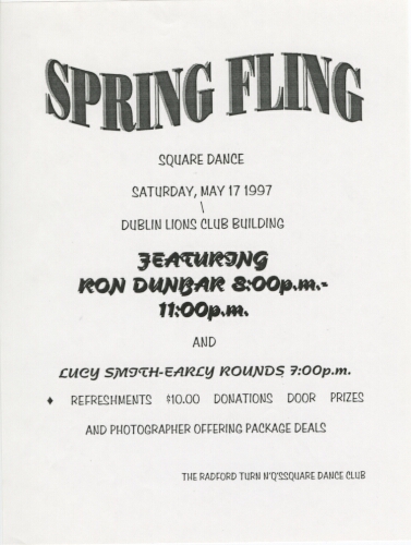 Spring Fling Square Dance