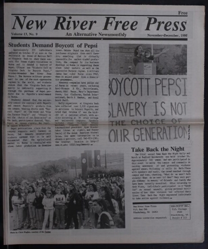 New River Free Press, November 1995