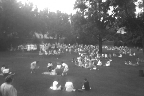 2.15.3-34: Social activities on campus, June 1947