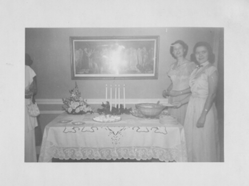 6.1.42: Formal social event on campus, c. 1950s