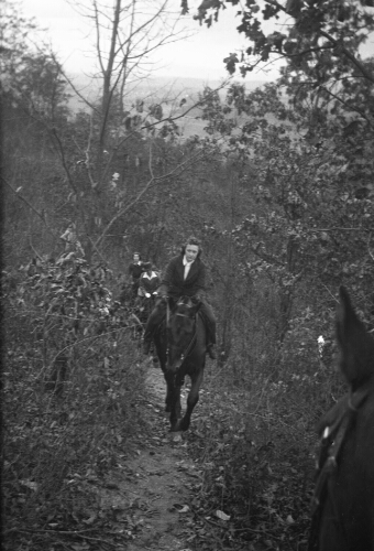 3.18.1-23: Radford College students riding in the New River Valley, c. 1936-38
