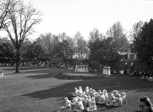 7.10.5: May Day, 1939, on the lawn in front of Madame Russell Hall