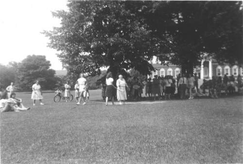 2.15.3-7: Social activities on campus, June 1947