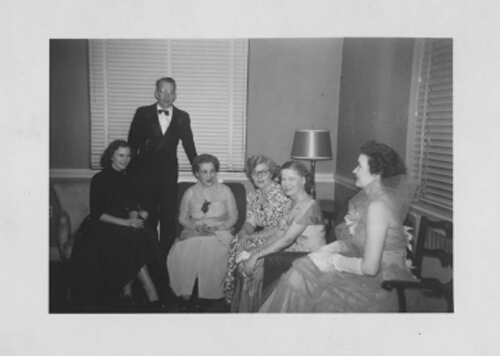 6.1.41: Formal social event on campus, c. 1950s