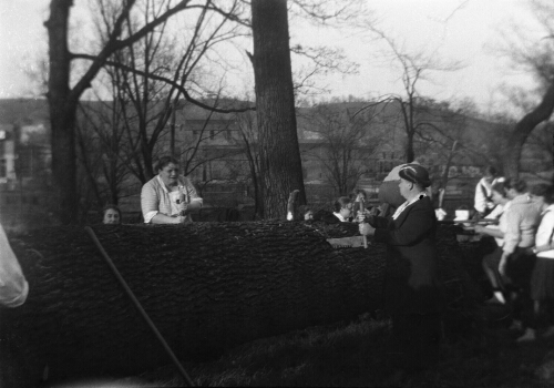 3.10.6-4: A scene from a play presented by the Ingles Society in 1922