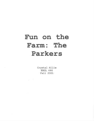 Fun on the Farm: The Parkers