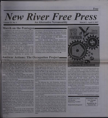 New River Free Press, March 2007
