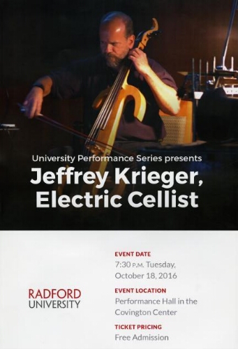 Jeffrey Krieger, Electric Cellist