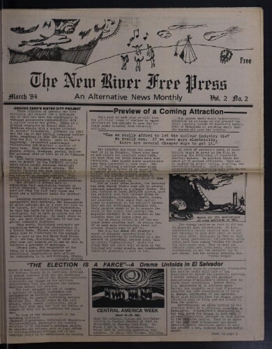New River Free Press, March 1984