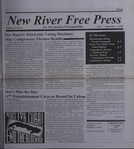 New River Free Press, July 2006