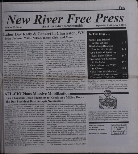 New River Free Press, September 2004