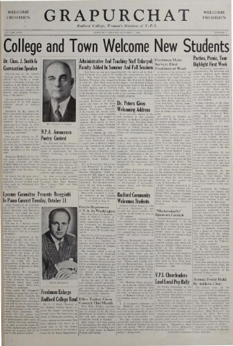 Grapurchat, October 7, 1949
