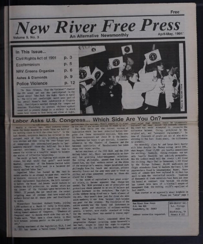 New River Free Press, April 1991