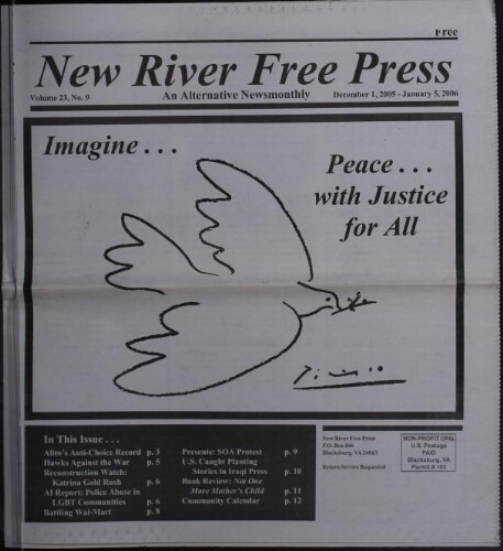 New River Free Press, December 2005