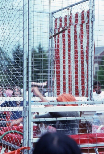 Dunking Booth at the Campus Carnival