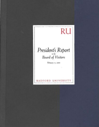 Dr. Douglas Covington - President's Report to the Board of Visitors - 2-11-2000