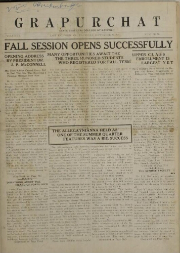 Grapurchat, September 25, 1925