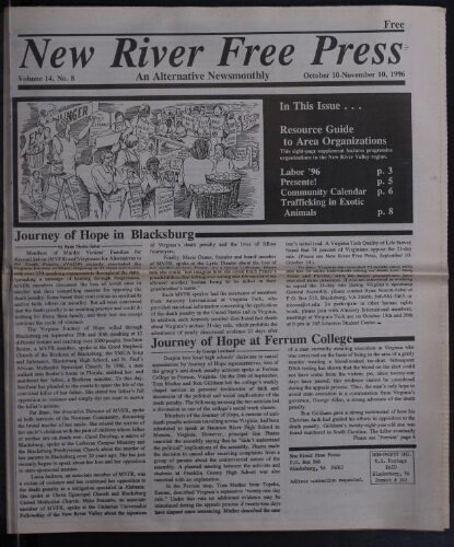 New River Free Press, October 1996