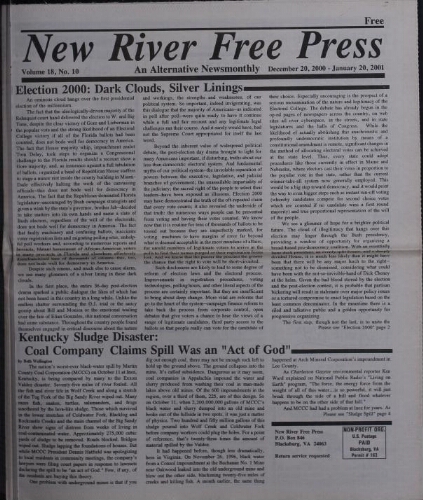 New River Free Press, December 2000